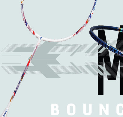 Tanso’s ultra light badminton racquet, METHANE, with optimised frame technology formulated for high speed shots