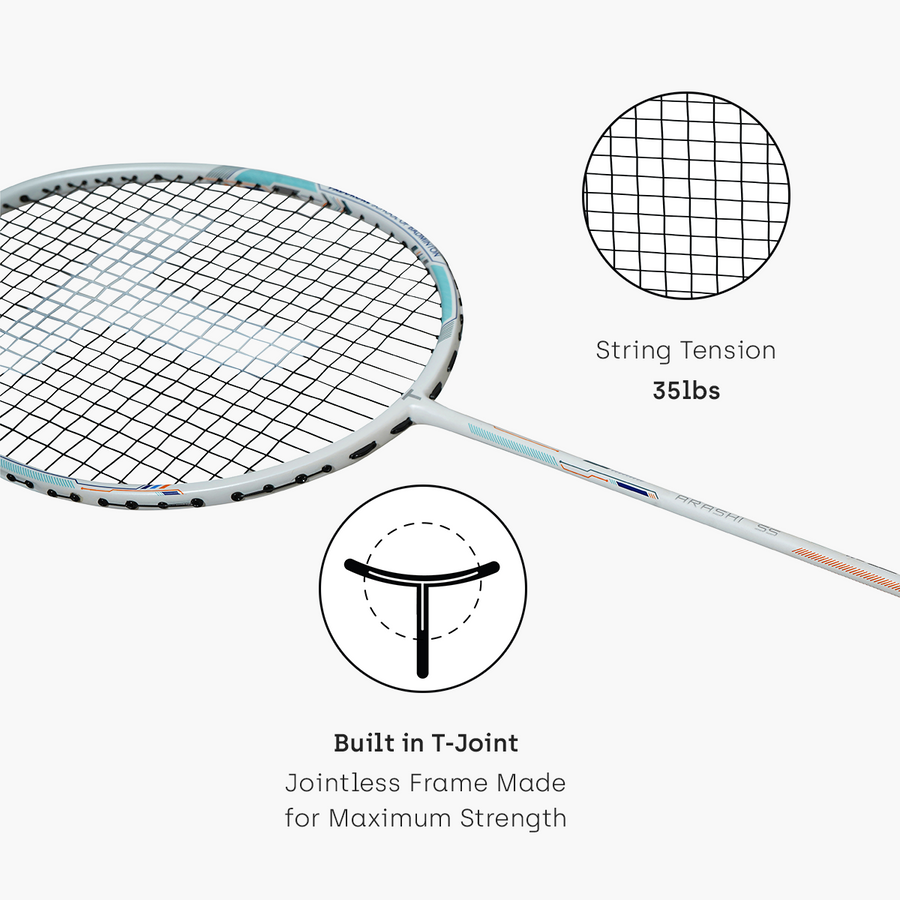 ARASHI SS WHITE – Tanso Racquets
