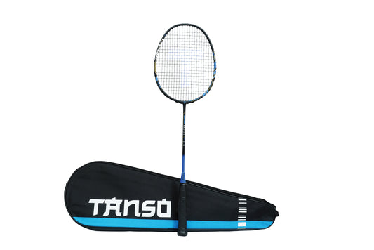 TANSO Arashi 1.0 Full Graphite Badminton Racquet (Blue)
