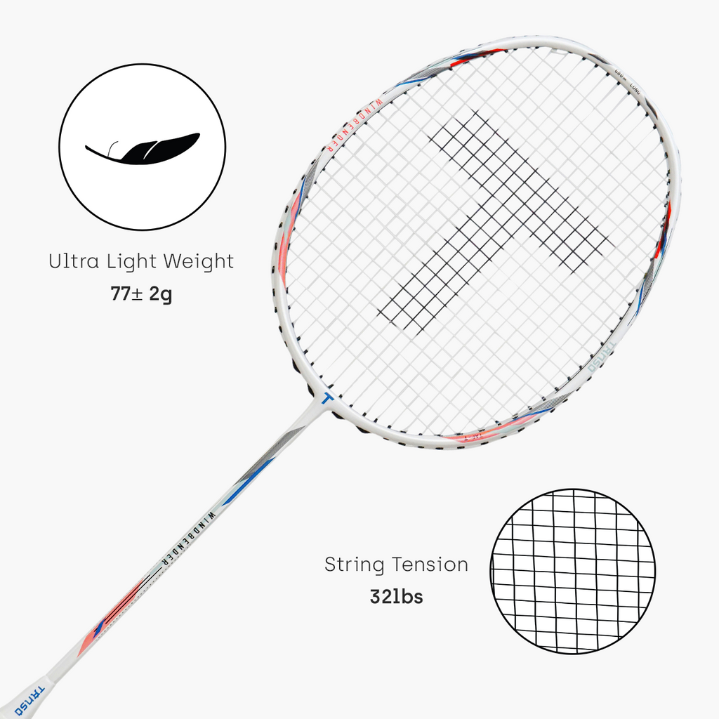 WINDBENDER WHITE – Tanso Racquets