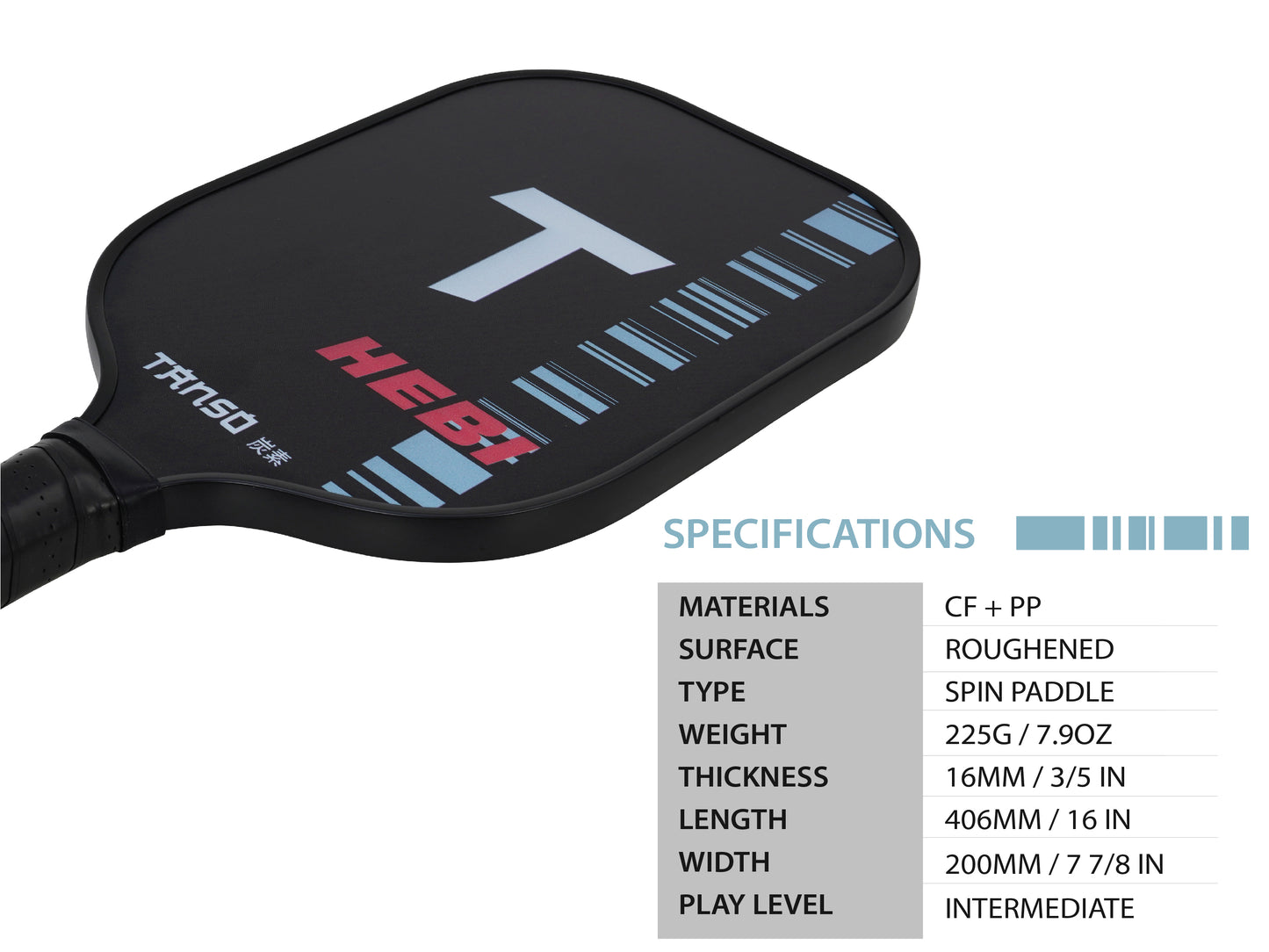 TANSO Limited Edition HEBI Graphite Pickleball Paddle